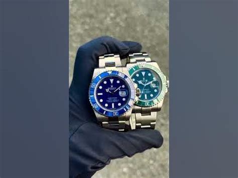 rolex smurf'' vs hulk|Incoming Smurf 116619. Comparing it to Hulk. .